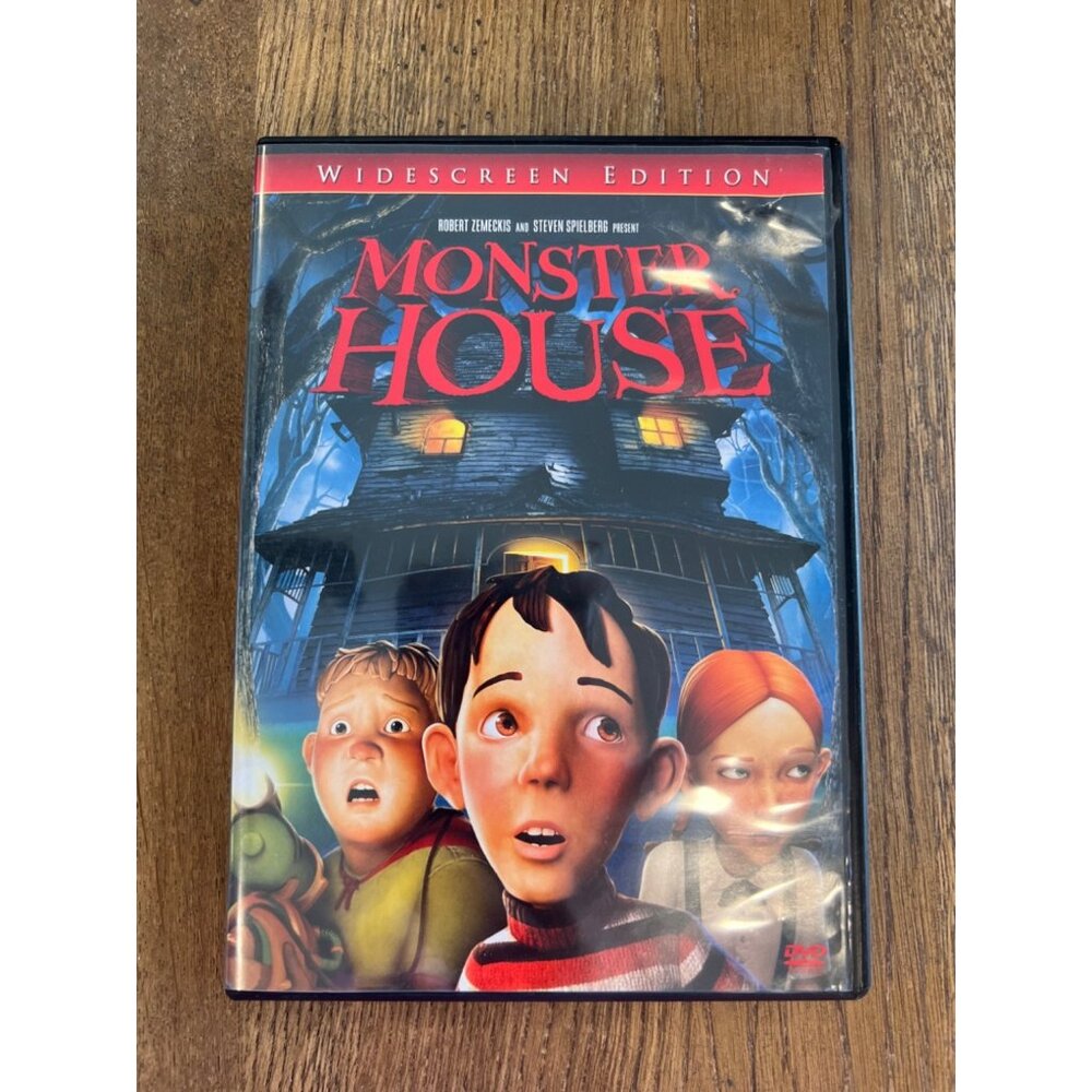 Monster House Widescreen Edition 2006 DVD Animated Movie Spielberg Pre-Owned
